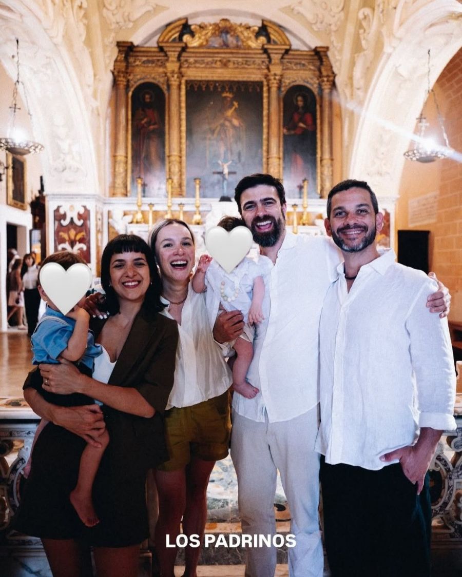 Sofía Pachano, Vito y Santiago Ramundo 