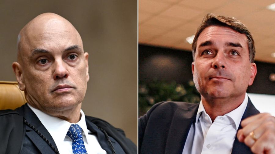 Alexandre de Moraes y Jair Bolsonaro.