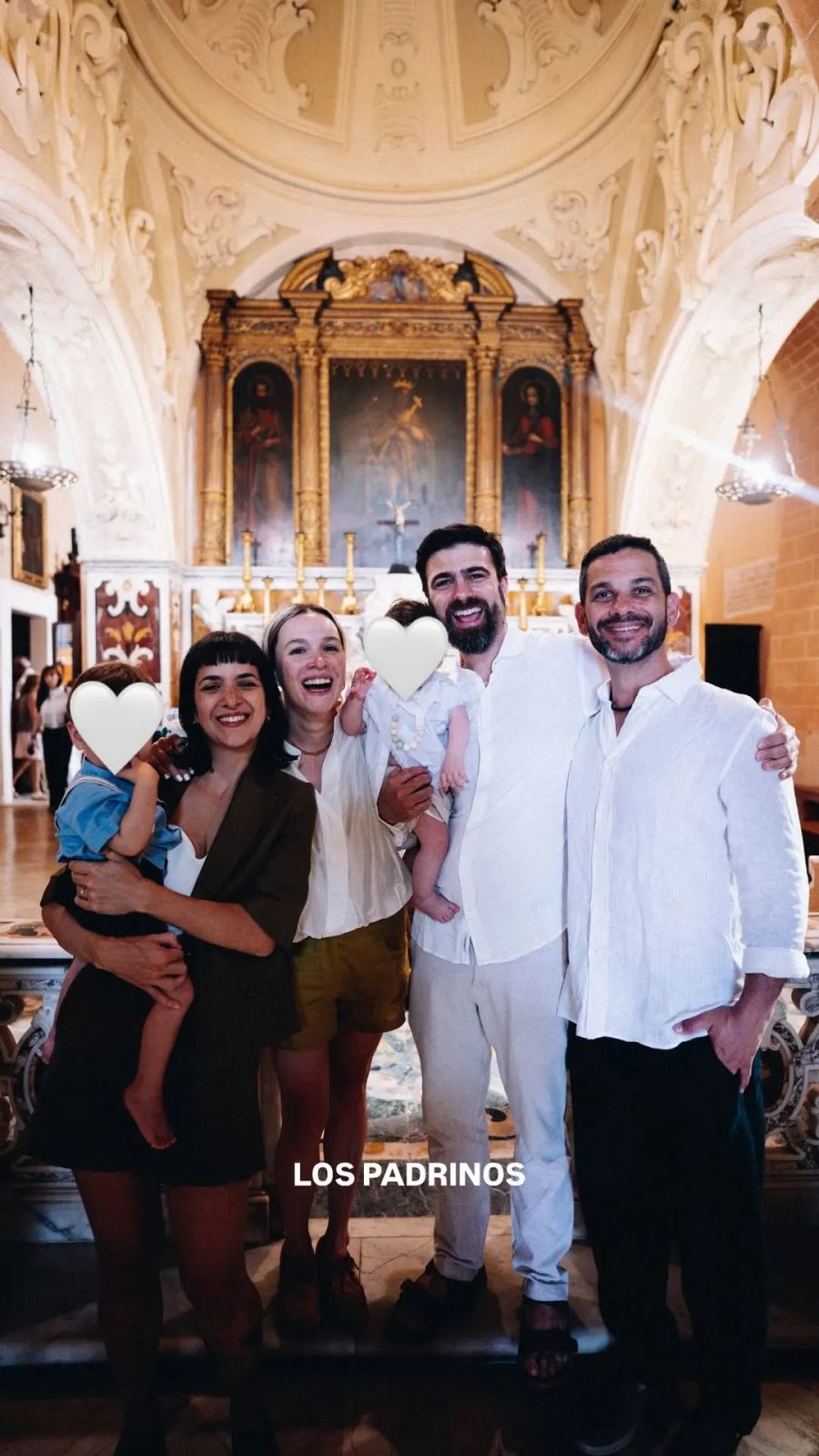 El bautismo de Vito, el hijo de Sofía Pachano y Santiago Ramundo