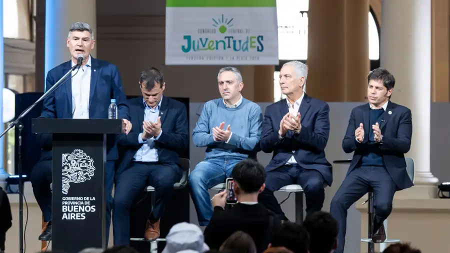 Passerini en el congreso de jóvenes en La Plata