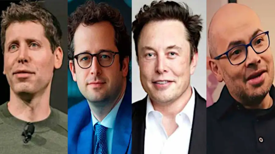 Sam Altman, Dario Amodei, Elon Musk y Demis Hassabis 15092026