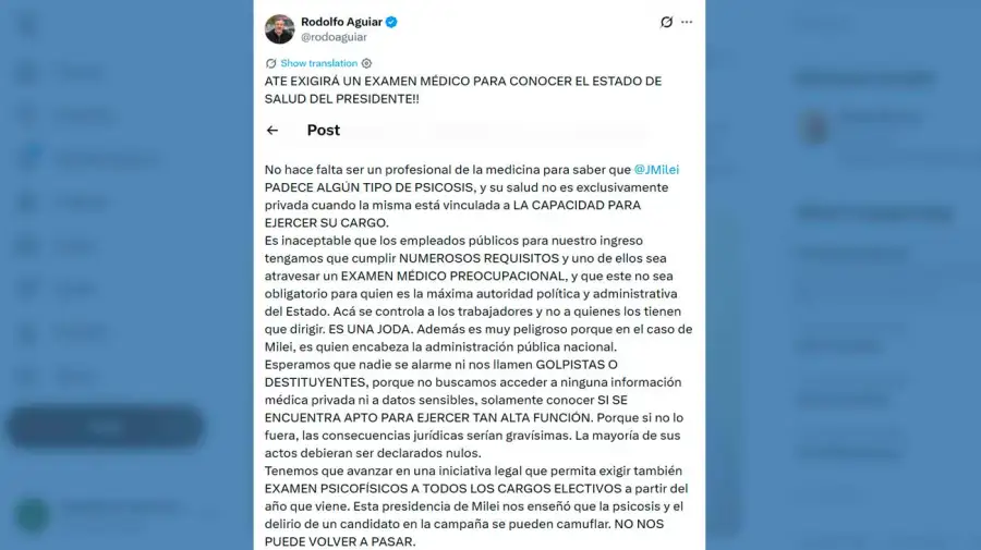X Rodolfo Aguiar