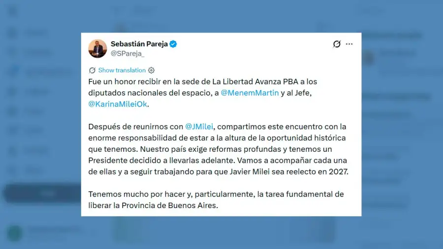X Sebastían Pareja