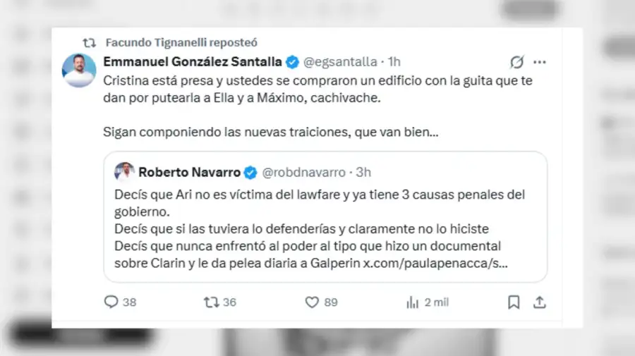 Retweet Facundo Tignanelli