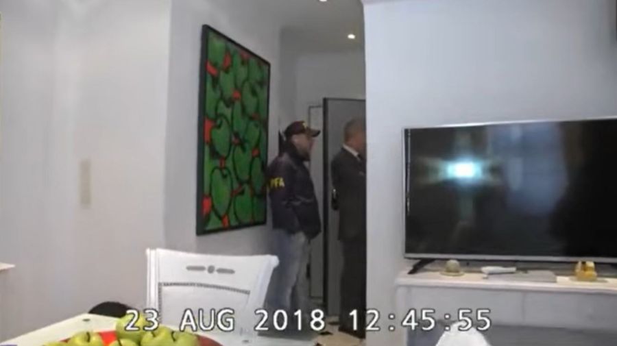 Allanamiento que le hicieron a CFK en el 2018