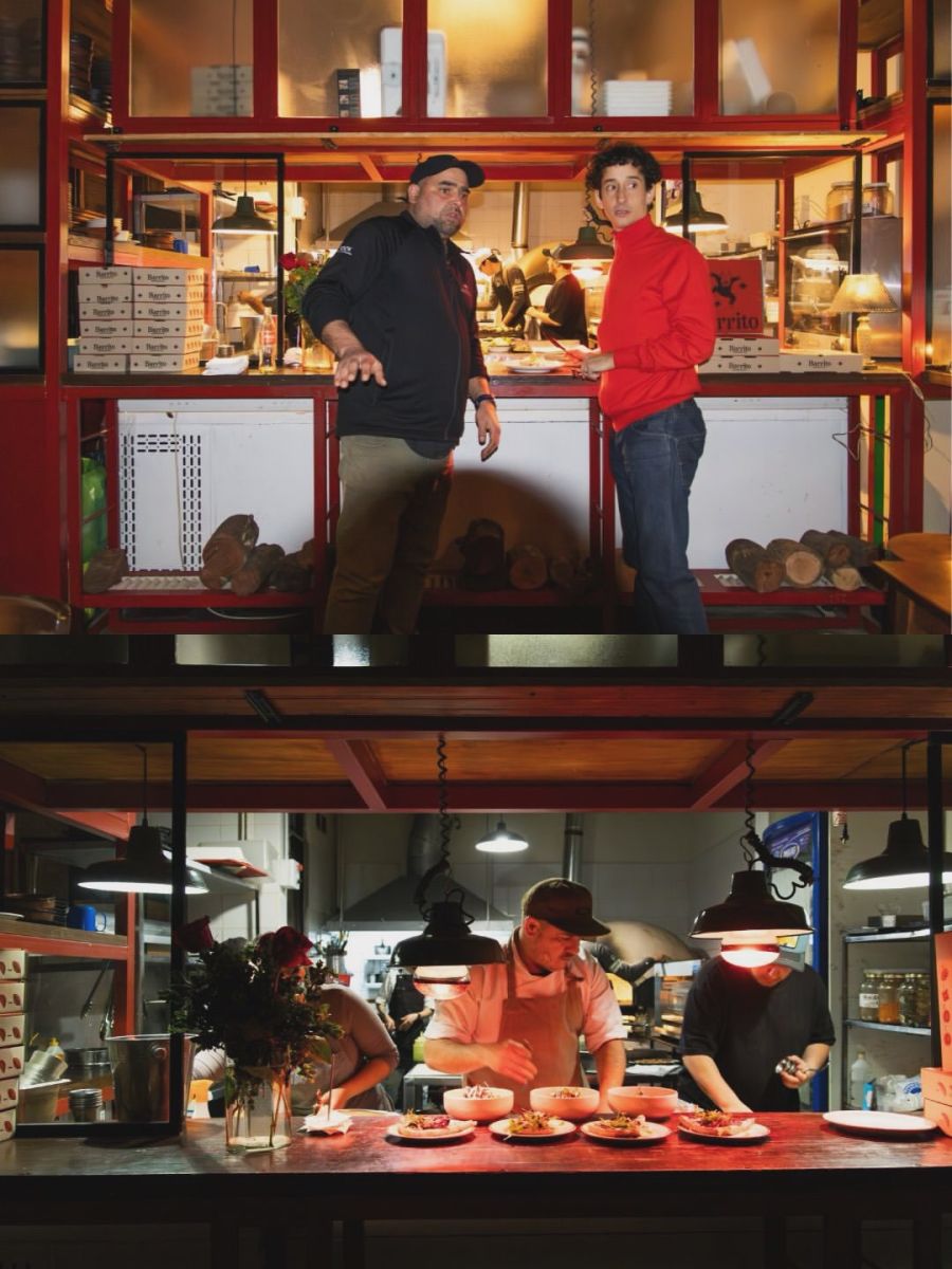 El local gastronómico de Justina Bustos y su pareja