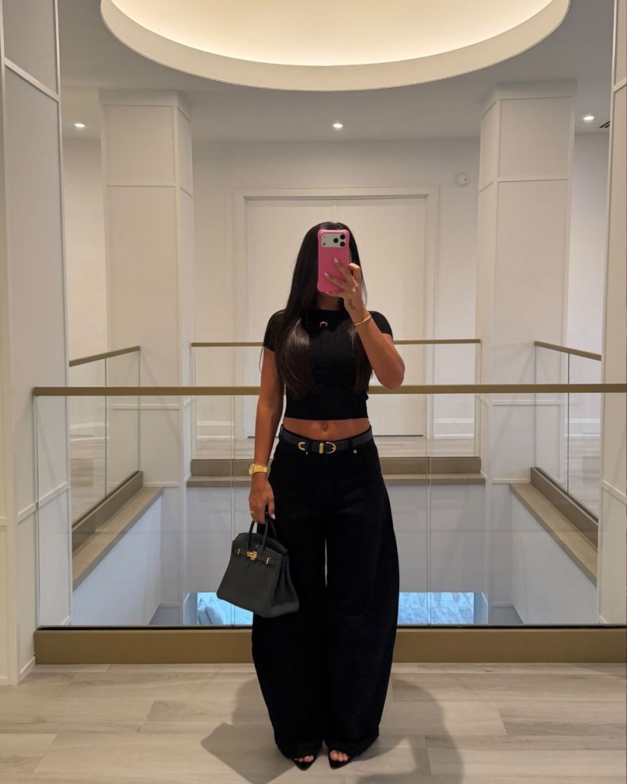 El look luxury streetwear de Antonela Roccuzzo