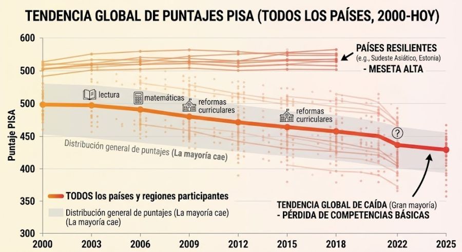 Gráfico Pruebas PISA