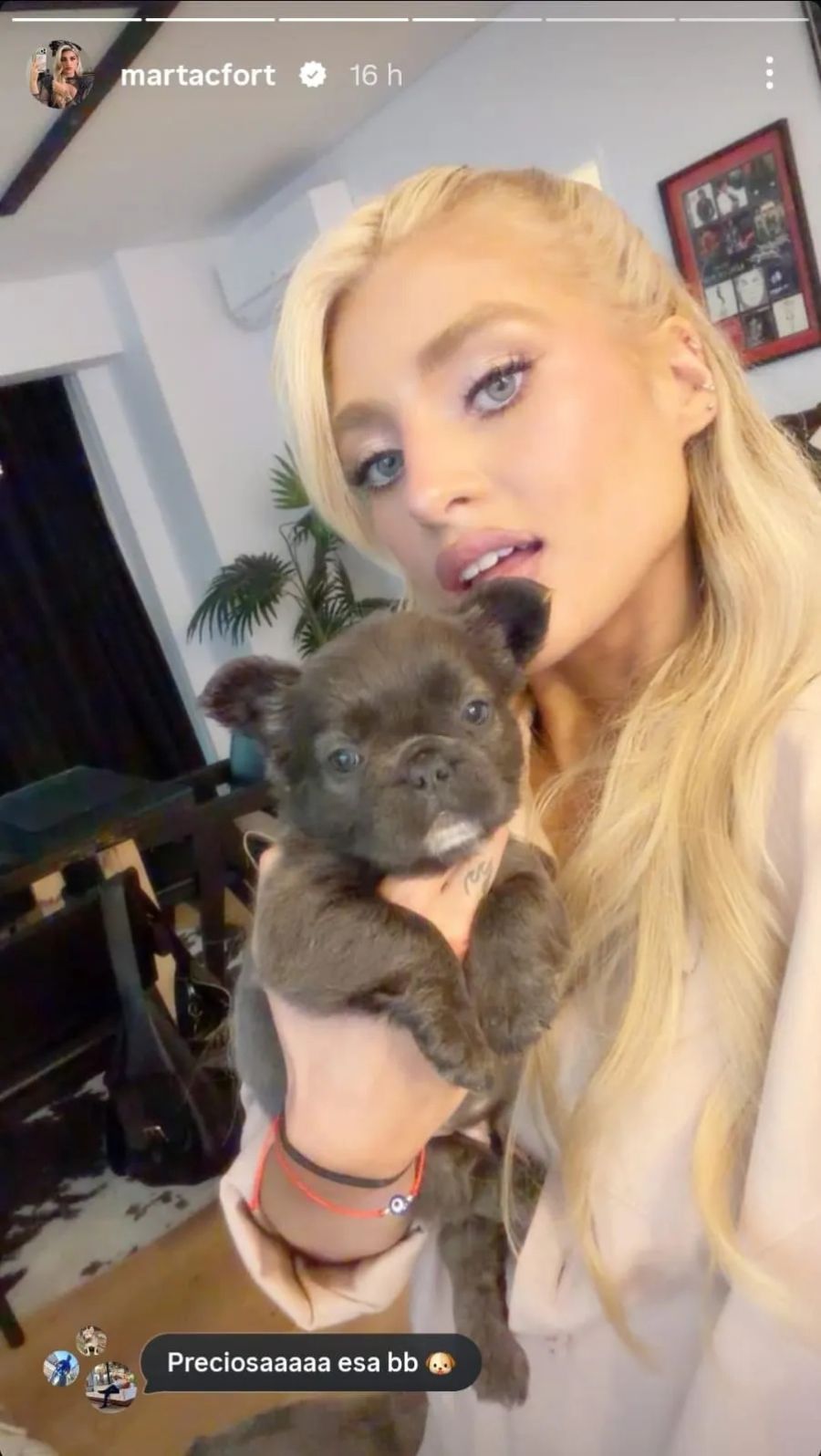 La nueva perrita de Marta Fort