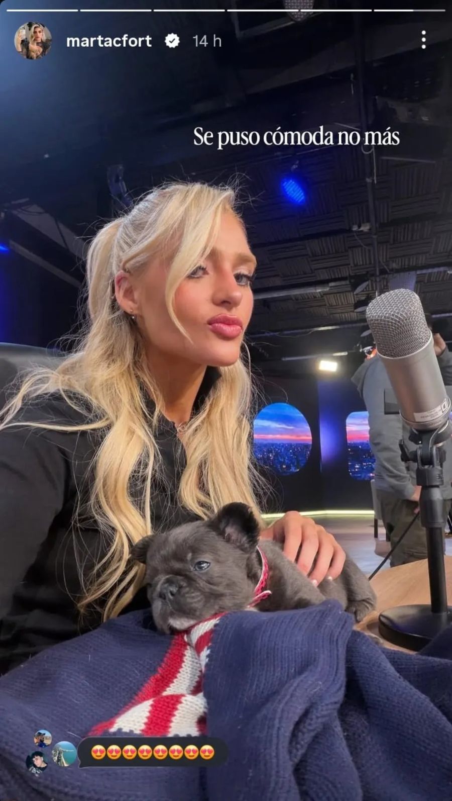 La nueva perrita de Marta Fort