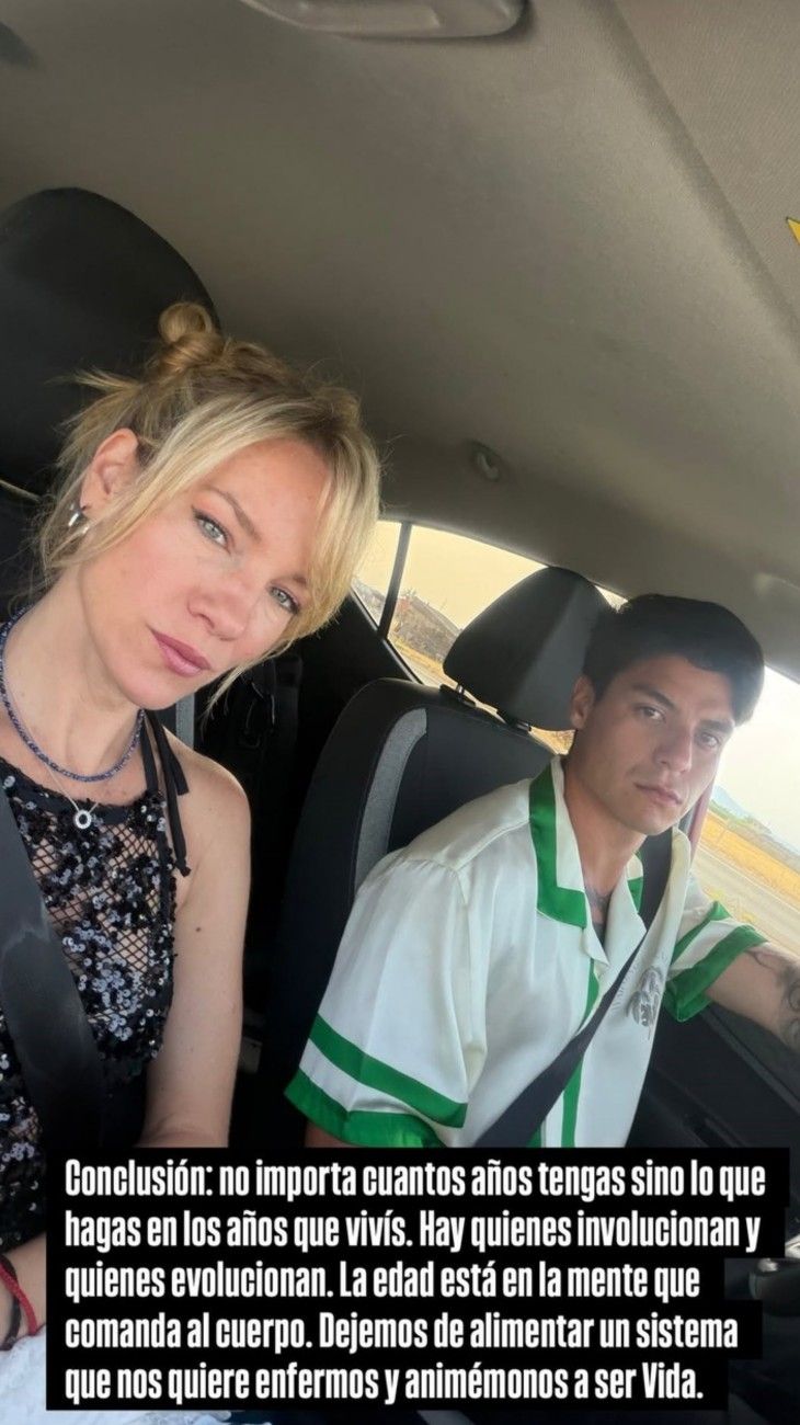 Virginia Da Cunha y su novio