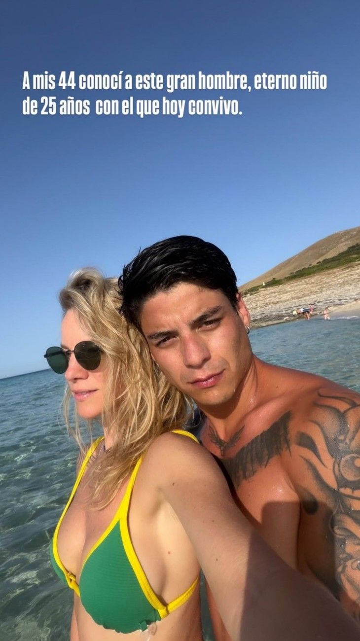 Virginia Da Cunha y su novio