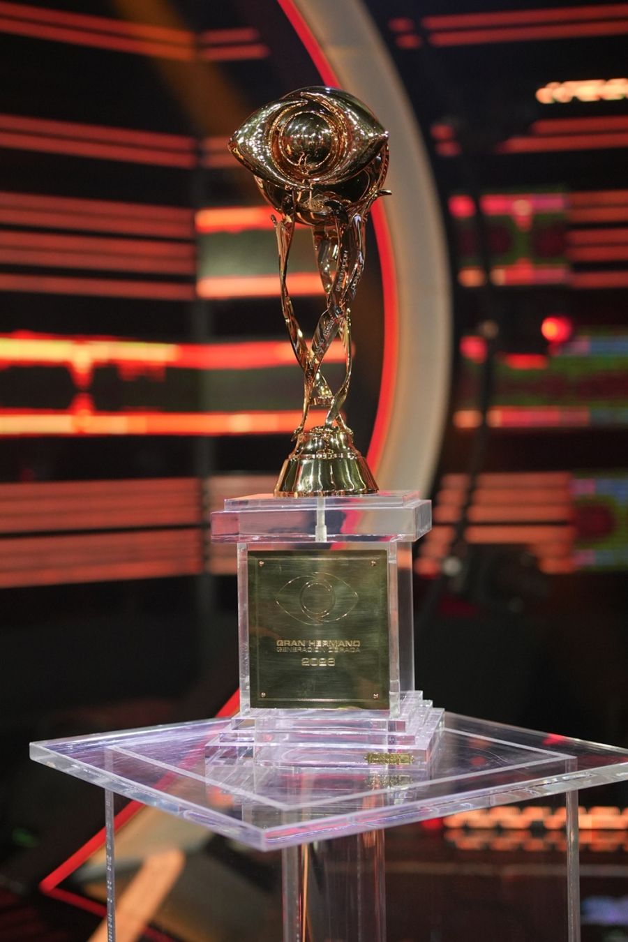 El trofeo de Gran Hermano Generación Dorada