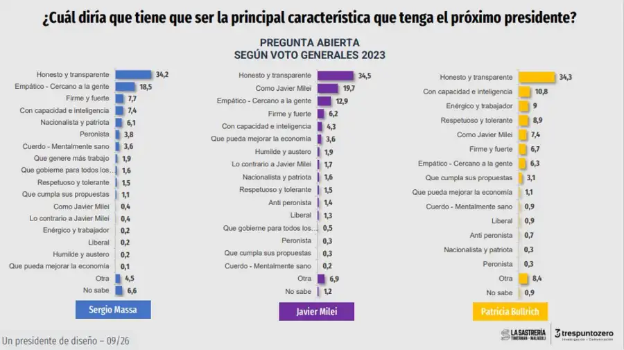 Encuesta: ¿Qué esperan los argentinos del próximo presidente?