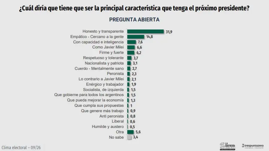 Encuesta: ¿Qué esperan los argentinos del próximo presidente?