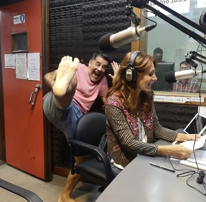 Maby Wells y Julián Weich