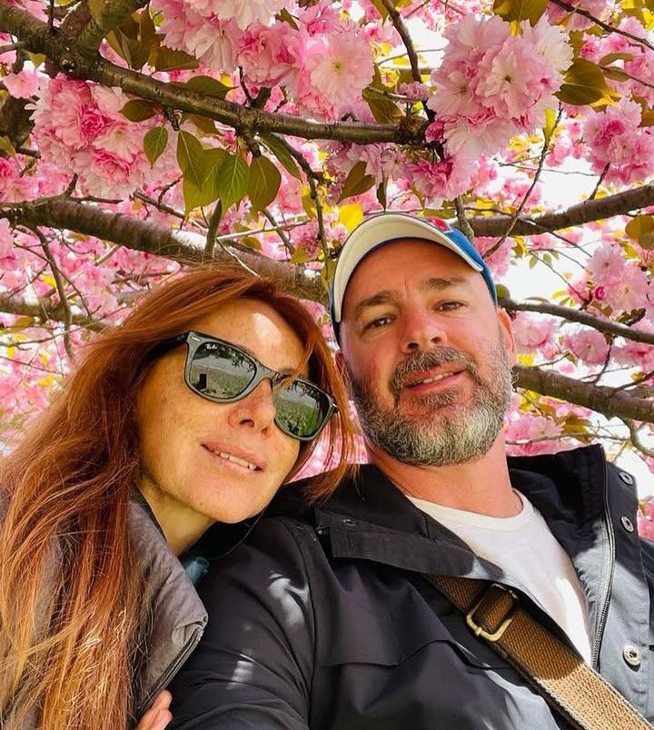 Maby Wells y su marido Gonzalo Teijeiro