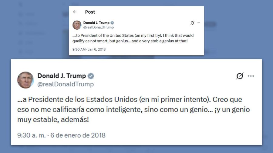 Posteo Donald J. Trump 