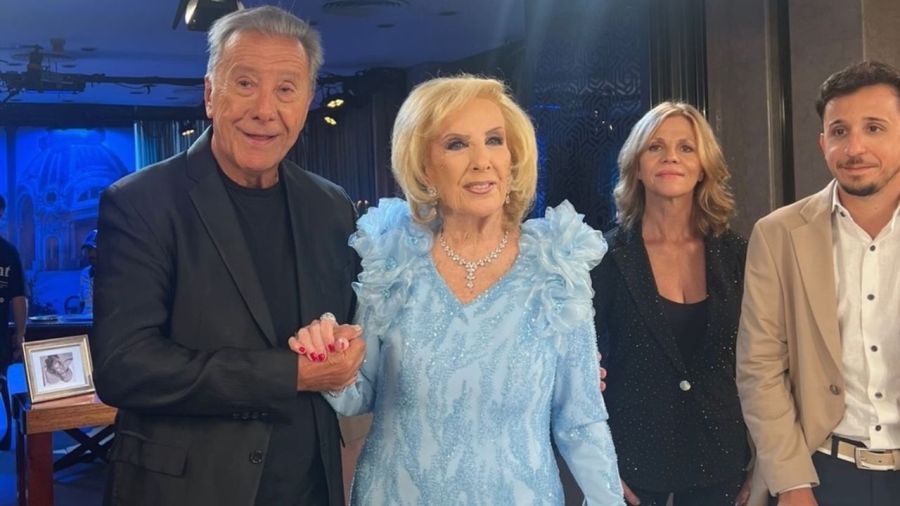 Juan Alberto Mateyko le envío un mensaje de apoyo a Mirtha Legrand con una foto inédita: “El último almuerzo del verano”