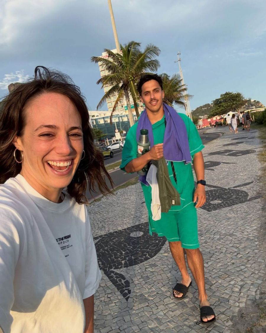 Mica Lapegüe y Tomás Bartolomé