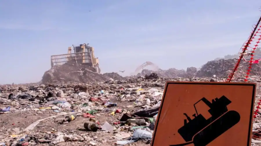 El basural a cielo abierto de Luján