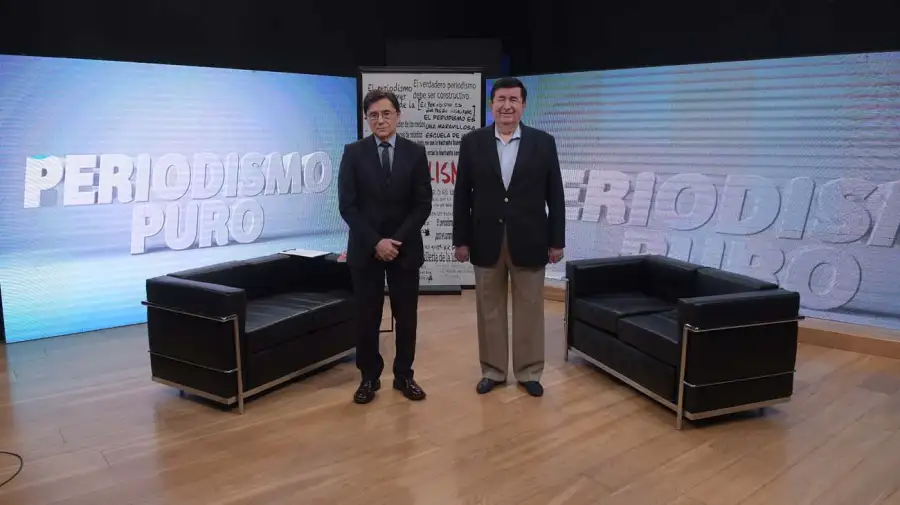 Jaime Duran Barba, con Jorge Fontevecchia en Periodismo Puro.