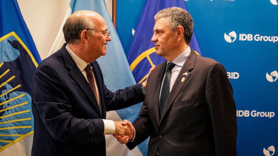 Jorge Macri y comitiva estuvieron con la congresista republicana María Elvira Salazar; el titular del BID, Ilan Goldfajn; el senador Bernie Moreno y con Richard Walters.