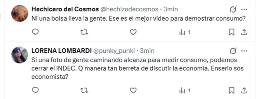 Milei sigue con mercados o shoppings como muestra de consumo los fines de semana (y las respuestas lapidarias ganan en primera vuelta...).