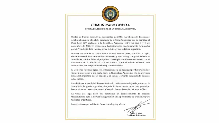 Comunicado Oficial