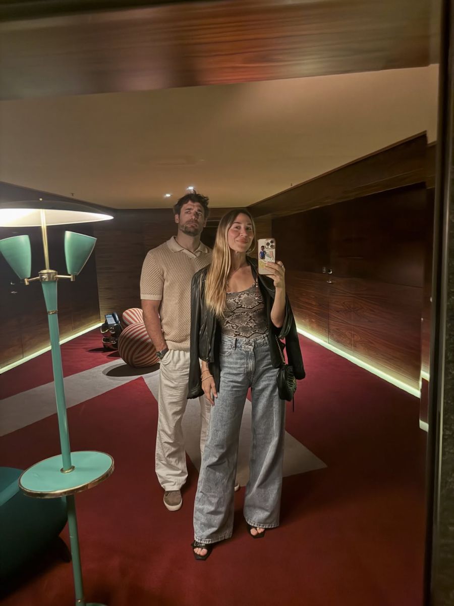 Jimena Barón y Matías Palleiro en Brasil
