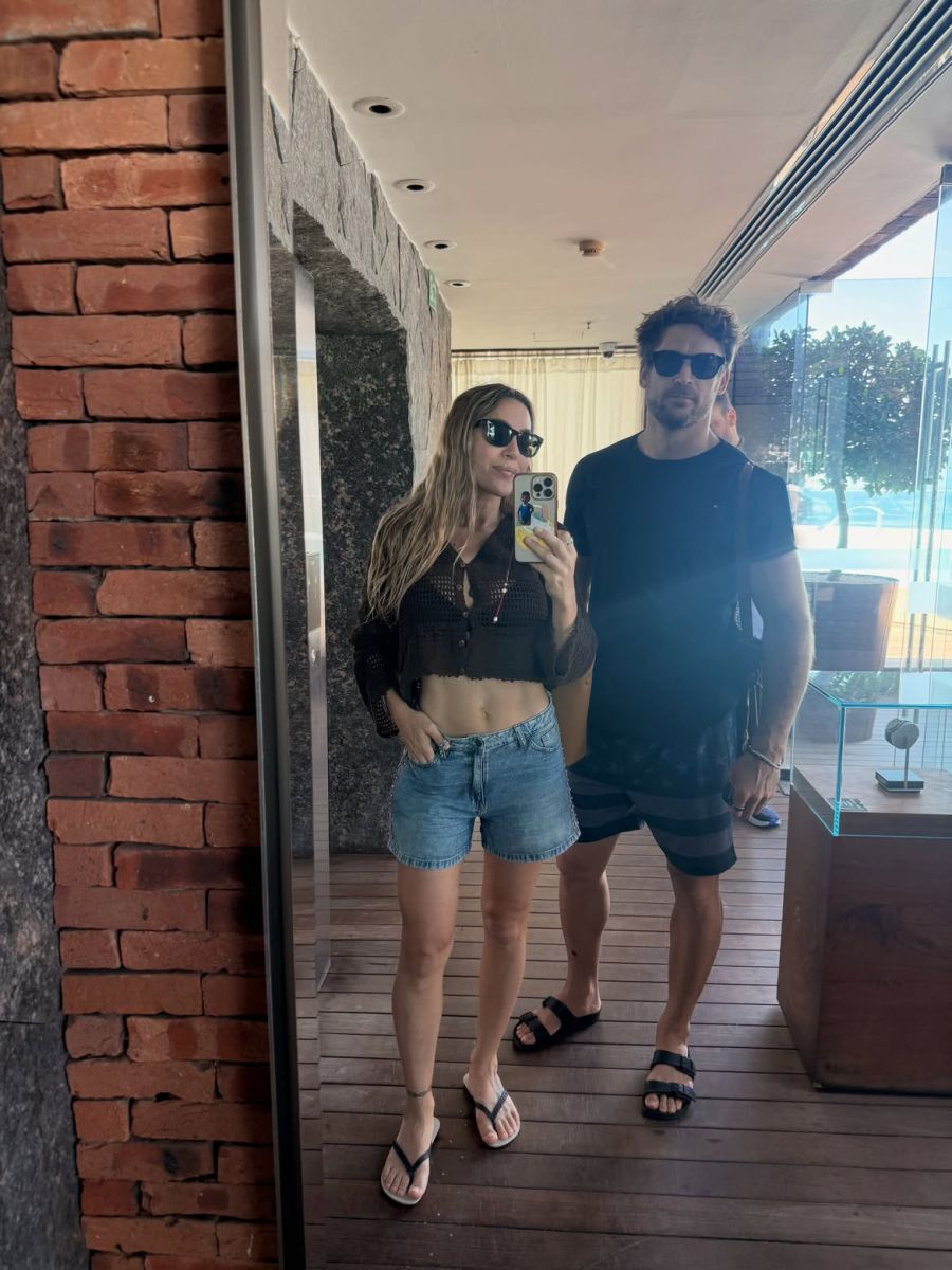 Jimena Barón y Matías Palleiro en Brasil