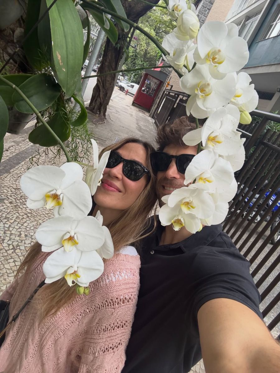 Jimena Barón y Matías Palleiro en Brasil