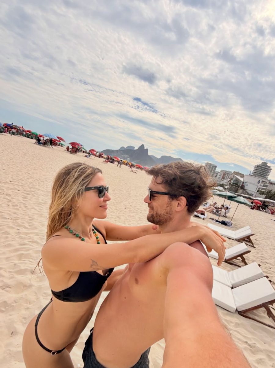 Jimena Barón y Matías Palleiro en Brasil