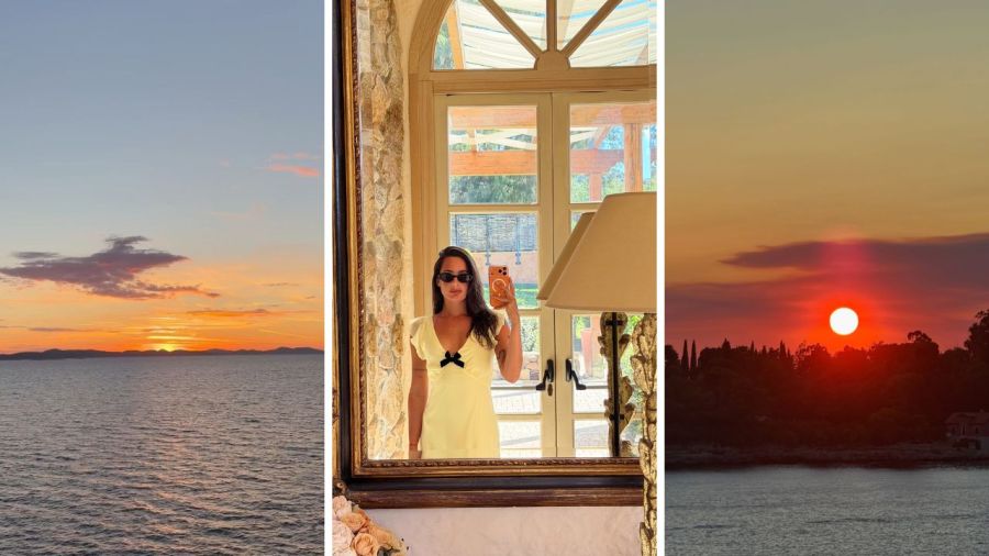 Las mejores fotos de las vacaciones de Nico Occhiato y Flor Jazmin Peña por Europa: Paisajes, complicidad y looks en tendencia