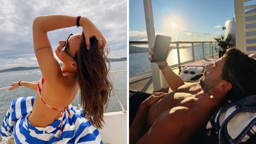 Las mejores fotos de las vacaciones de Nico Occhiato y Flor Jazmin Peña por Europa: Paisajes, complicidad y looks en tendencia