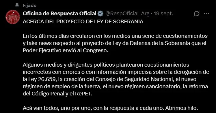 Oficina de Respuesta Oficial