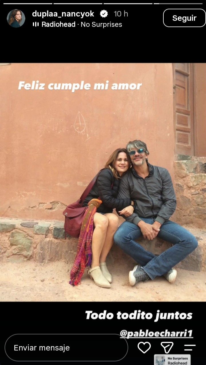 Pablo Echarri y Nancy Dupláa