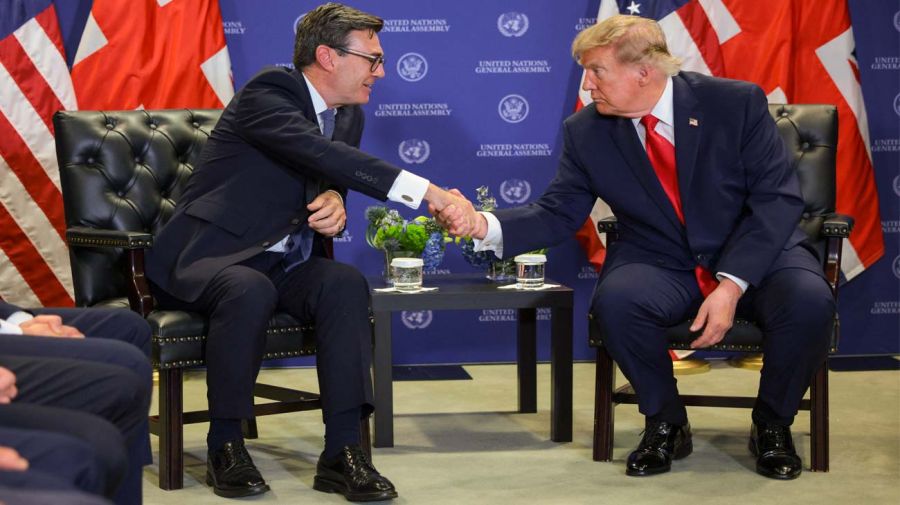 Andy Burnham y Donald Trump