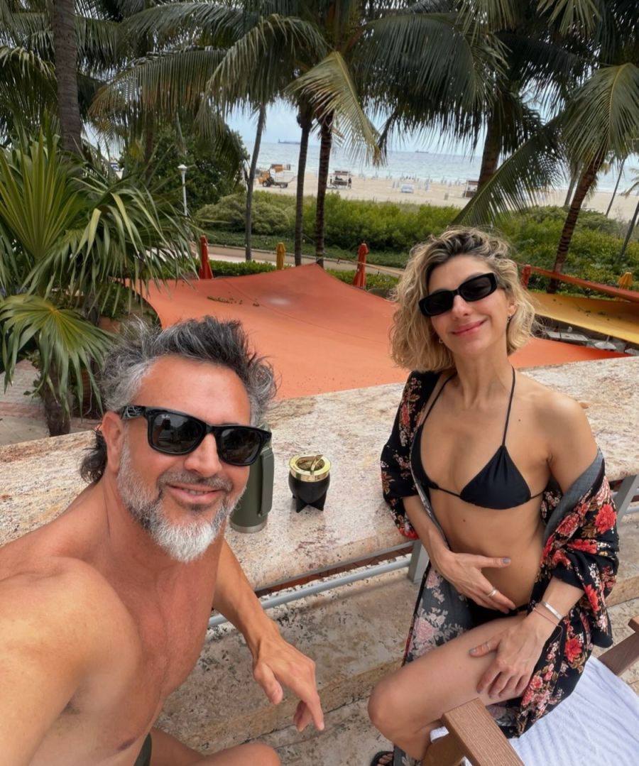 Así fueron las vacaciones de Leo Montero y María Laura Tedesco en Miami: 17 años juntos