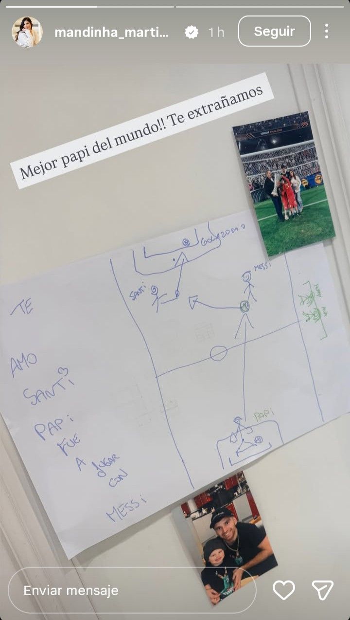 Dibujo del Dibu Martínez