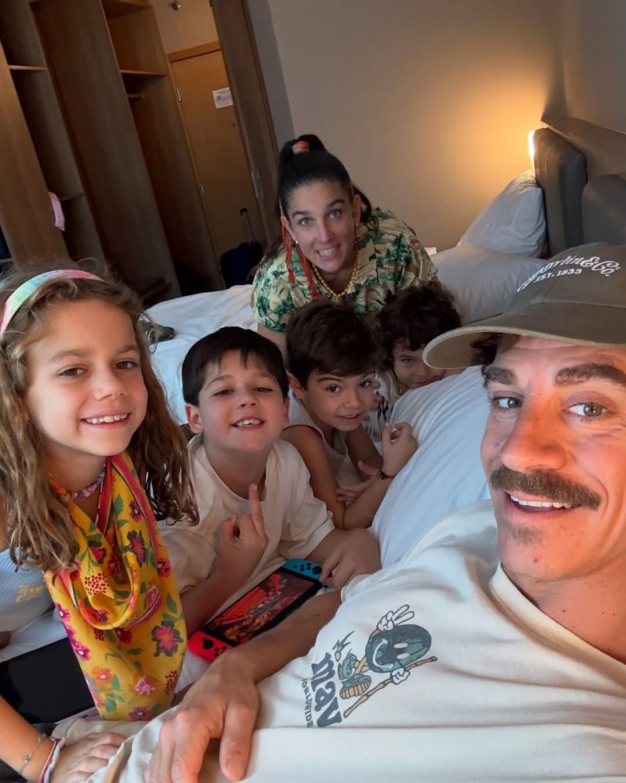 Juana Repetto y sus hijos