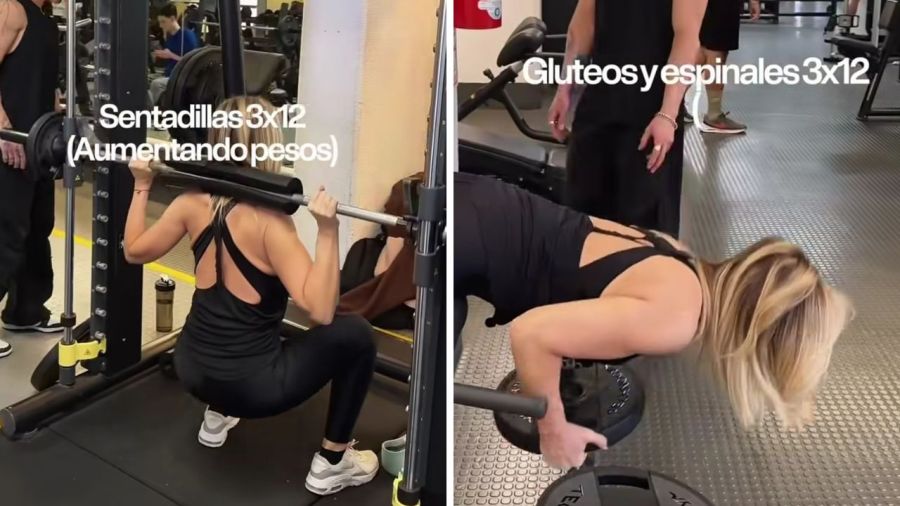 La periodista compartió parte de su entrenamiento y reveló cuáles son los ejercicios que realiza para mantenerse activa.