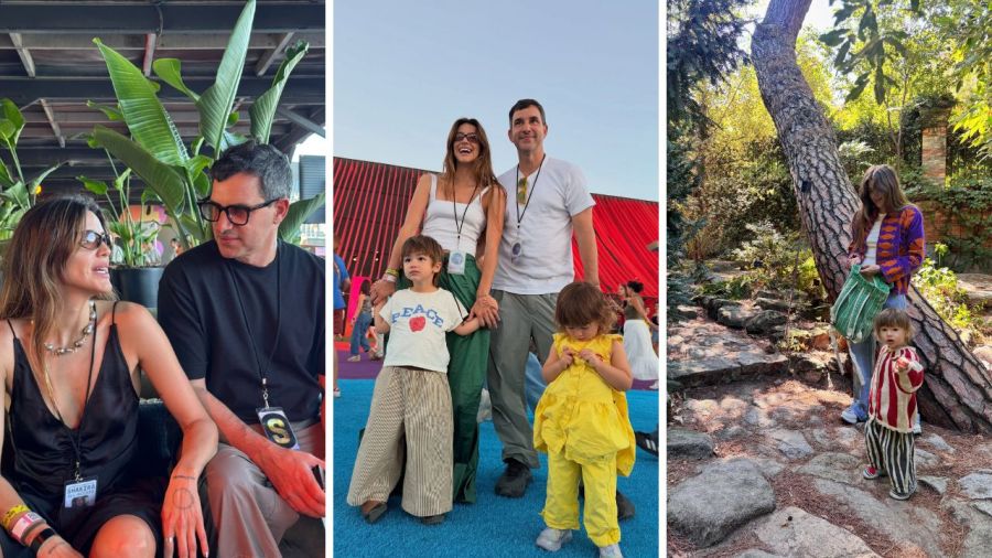 Los días de Calu Rivero y sus hijos en España