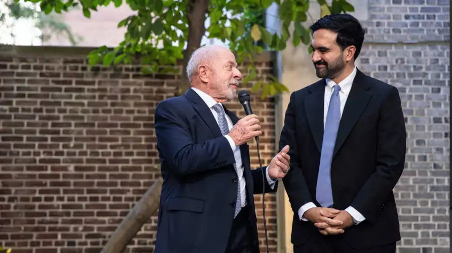 Lula da Silva y Zohran Mamdani
