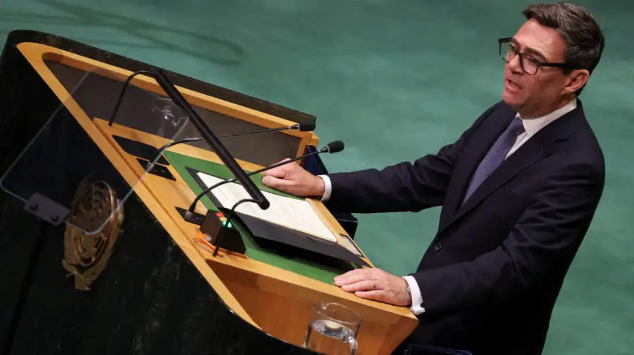 Andy Burnham primer ministro del Reino Unido ONU 22092026