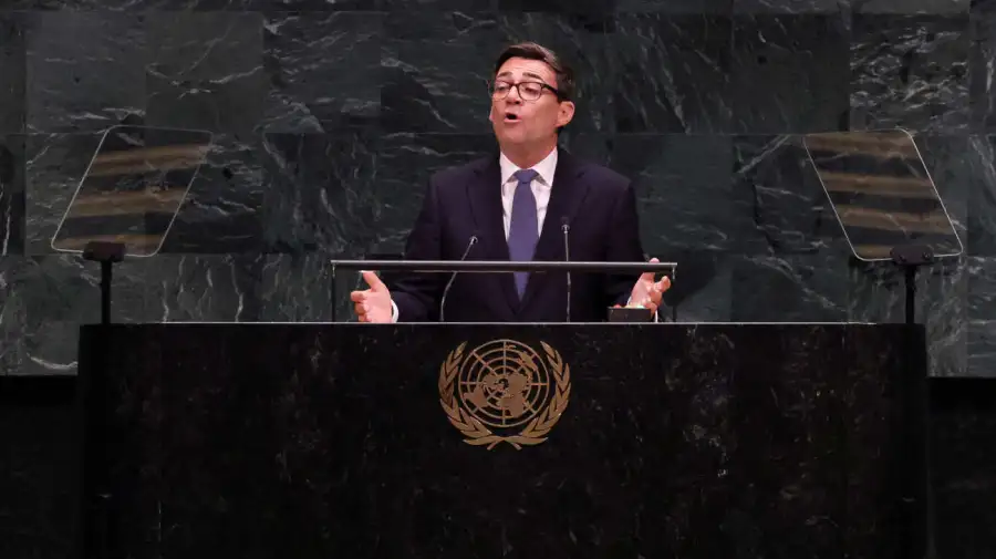 Andy Burnham primer ministro del Reino Unido ONU 22092026