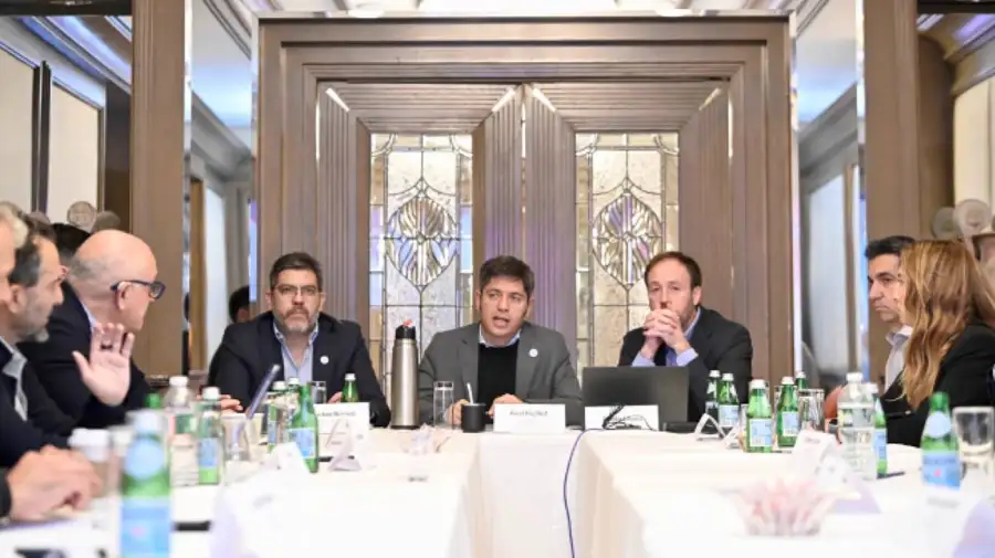 Axel Kicillof en Nueva York