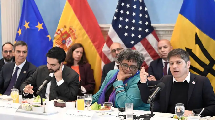 Axel Kicillof en Nueva York