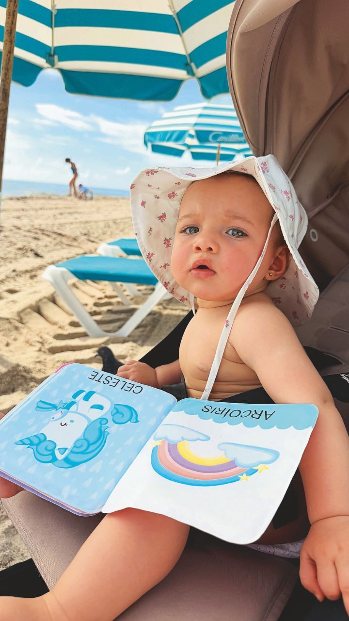 Cami Homs: relax con su heredera Aitana