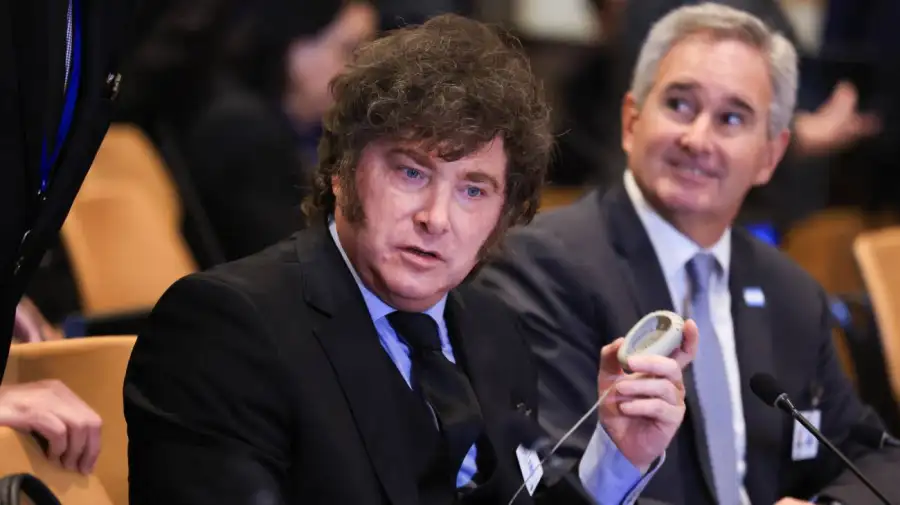 Javier Milei en Nueva York